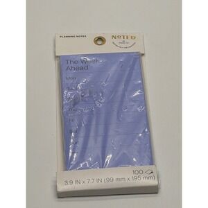 Noted by Post-it Weekly Planning Notes Periwinkle Blue 100 Sheets‎ NTD6-48-3